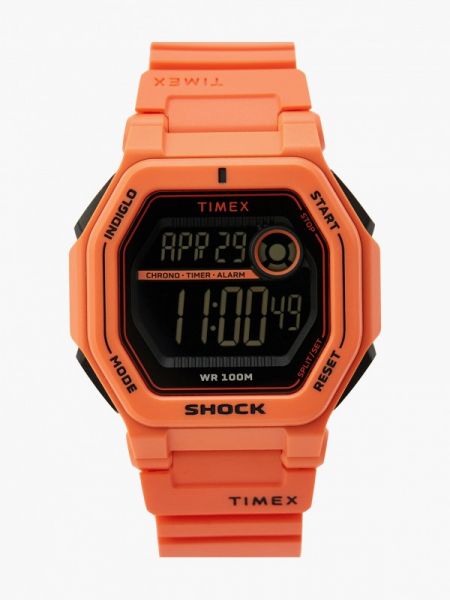 Часы Timex оранжевые