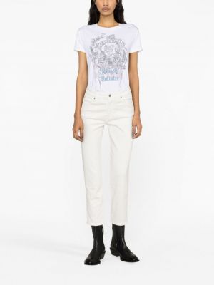 Jeans taille haute Zadig&voltaire blanc