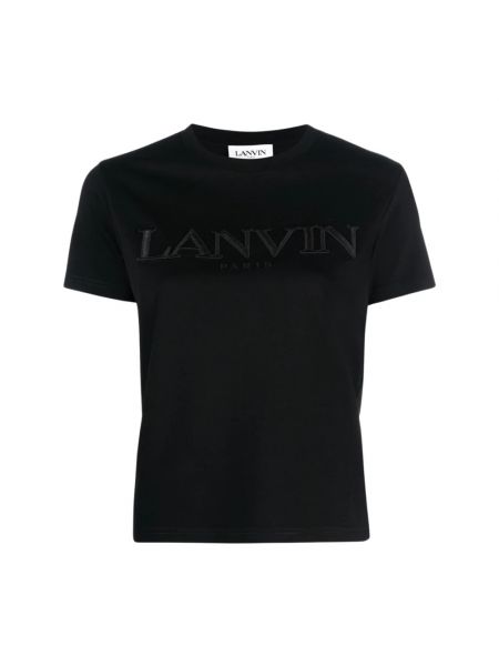 Czarna koszulka Lanvin