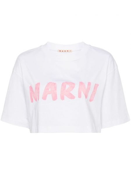 T-shirt mit print Marni
