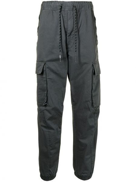 Pantalones cargo con cordones Izzue gris