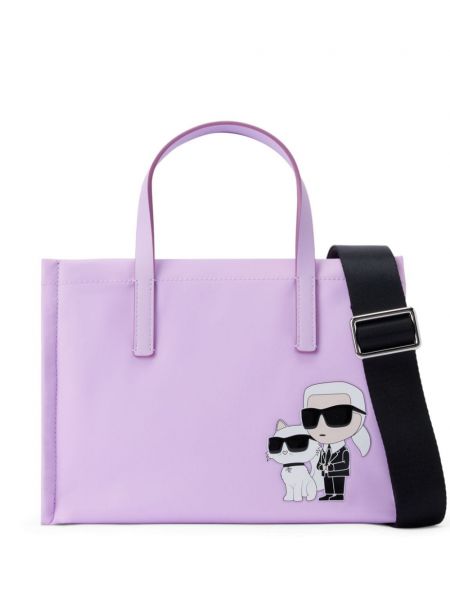 Mini taška Karl Lagerfeld ružová