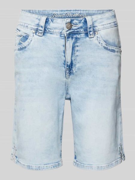 Szorty jeansowe z kieszeniami Blue Monkey niebieskie