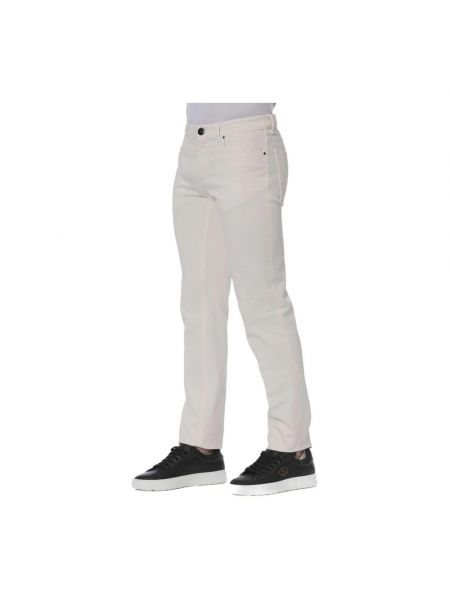 Slim fit skinny jeans Trussardi weiß