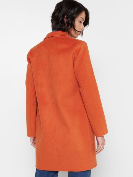 Krótki płaszcz Zapa pomarańczowy