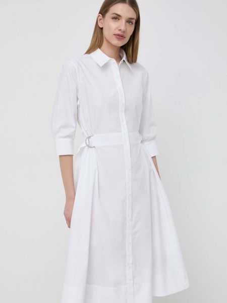 Sukienka mini bawełniana Karl Lagerfeld biała