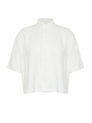 Koszula pleciona Trendyol biała