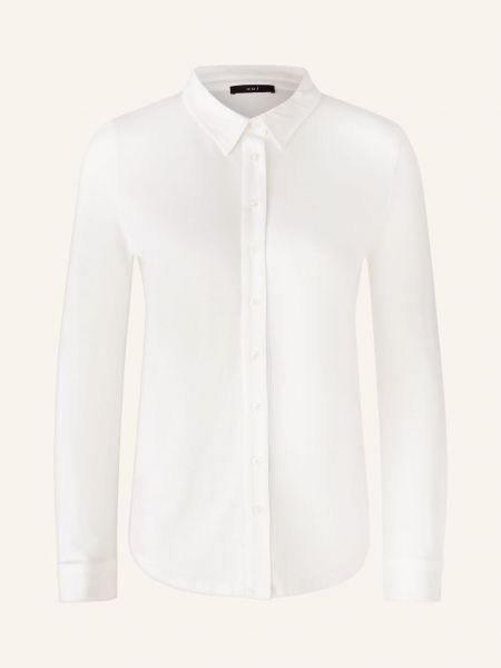 Biała koszula z dżerseju Oui