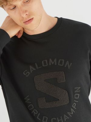 Sweatshirt Salomon schwarz