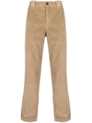 Ravne hlače iz rebrastega žameta Woolrich