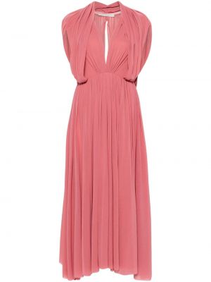 Φόρεμα ντραπέ Philosophy Di Lorenzo Serafini ροζ