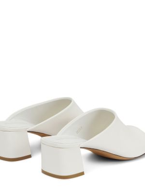 Кожени сандали Dries Van Noten бяло
