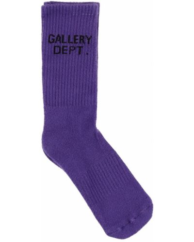 Bavlněné ponožky Gallery Dept. fialové
