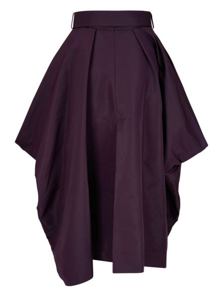 Drapované sukně Alexander Mcqueen fialové