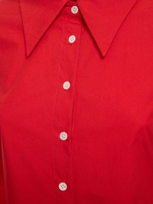 Памучна риза Interior червено