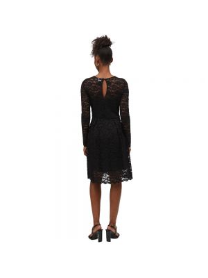 Платье с длинным рукавом Vila черное