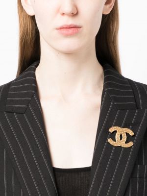 Geflochtener brosche Chanel Pre-owned gold
