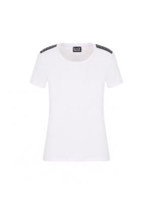 T-shirt slim Ea7 blanc