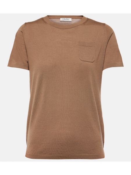 Woll top 's Max Mara braun