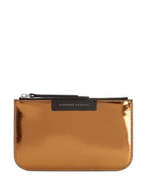 Lær clutch Giuseppe Zanotti gull