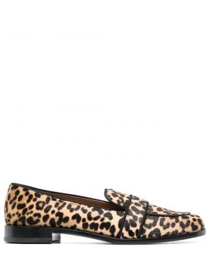 Pantofi loafer cu imagine cu model leopard Aquazzura