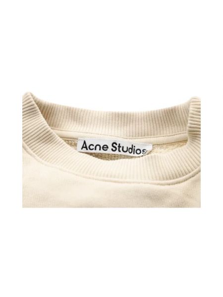Top bawełniany Acne Studios Pre-owned beżowy