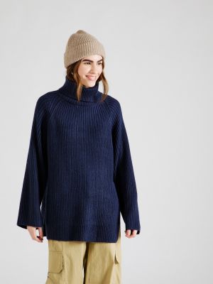 Пуловер Gina Tricot синьо