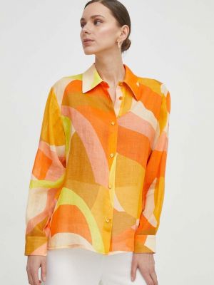 Оранжевая рубашка Luisa Spagnoli