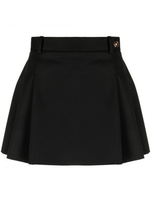 Plisuotas mini sijonas Versace juoda