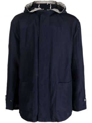 Jacke mit kapuze Giorgio Armani blau