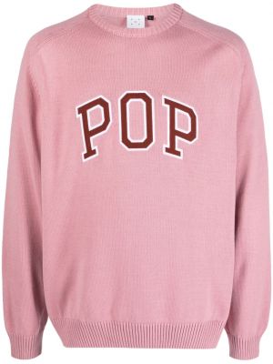 Pamut melegítő felső Pop Trading Company rózsaszín