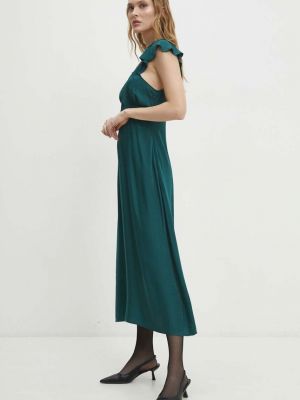 Макси рокля Answear Lab зелено