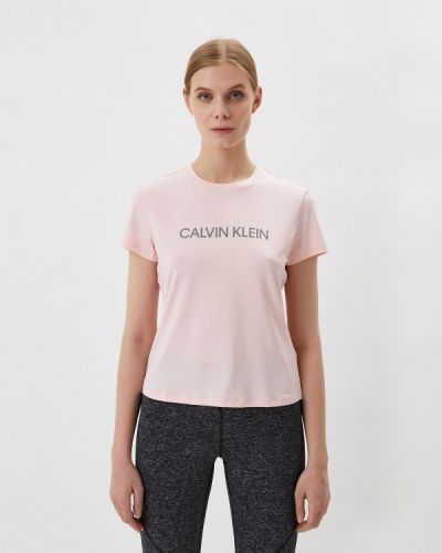Спортивная футболка Calvin Klein Performance, розовая