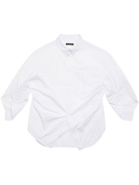 Marškiniai oversize Balenciaga balta