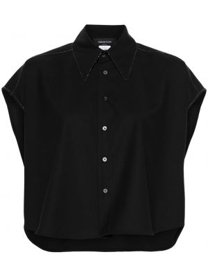 Αμάνικο πουκάμισο Fabiana Filippi μαύρο