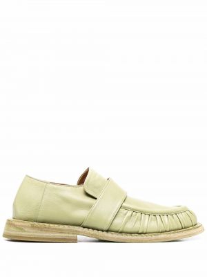 Pantofi loafer din piele slip-on chunky Marsell verde