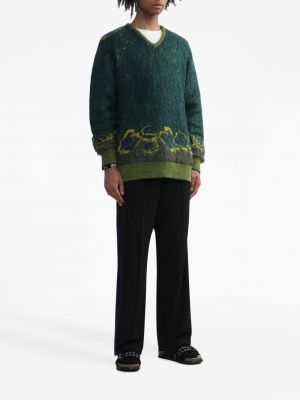 Pullover mit v-ausschnitt Toga grün