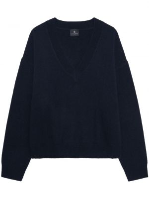 Кашмирен пуловер Anine Bing синьо