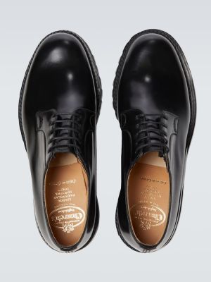 Кожени обувки в стил дерби Church's черно