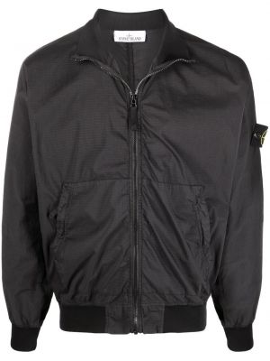 Zip lang jakke Stone Island svart