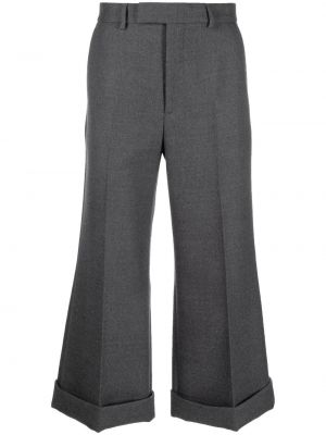 Pantalon en laine Gucci gris