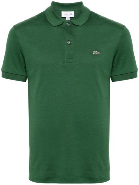 Поло тениска от джърси Lacoste зелено