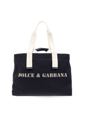 Borsa shopper Dolce & Gabbana blu