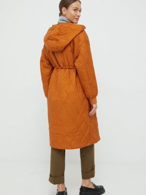 Oversized rövid kabát United Colors Of Benetton narancsszínű