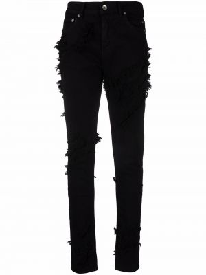 Nødlidende skinny jeans Rick Owens Drkshdw svart