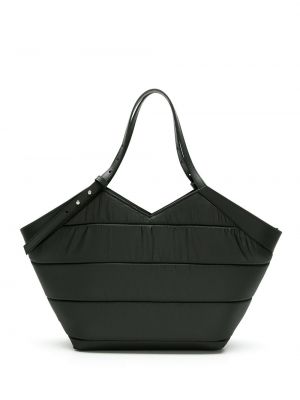 Δερμάτινη τσάντα shopper Studio Chofakian μαύρο