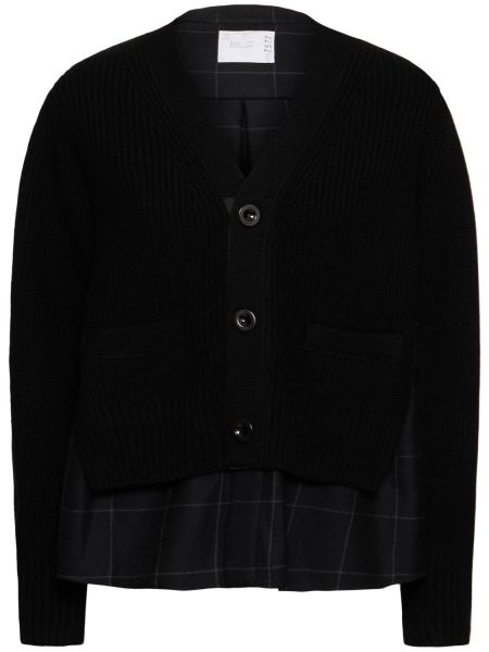 Cardigan Sacai svart