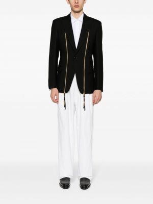 Pantalon plissé Moschino blanc