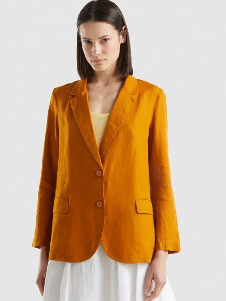 Пиджак United Colors Of Benetton коричневый