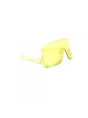Okulary przeciwsłoneczne Gucci żółte